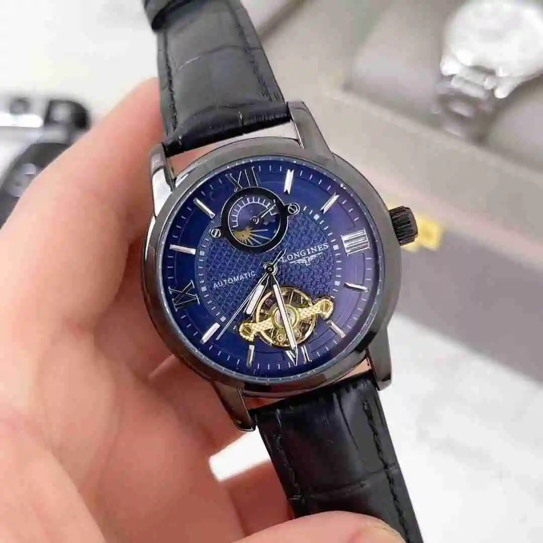 General Watches Longines Watch Men's Watch Paired with Original Fully Automatic Mechanical Movement Top Grade 316 Precision Steel Case with Mineral Super Strong Mirror Diameter 42mm KK03850 1 view 7
