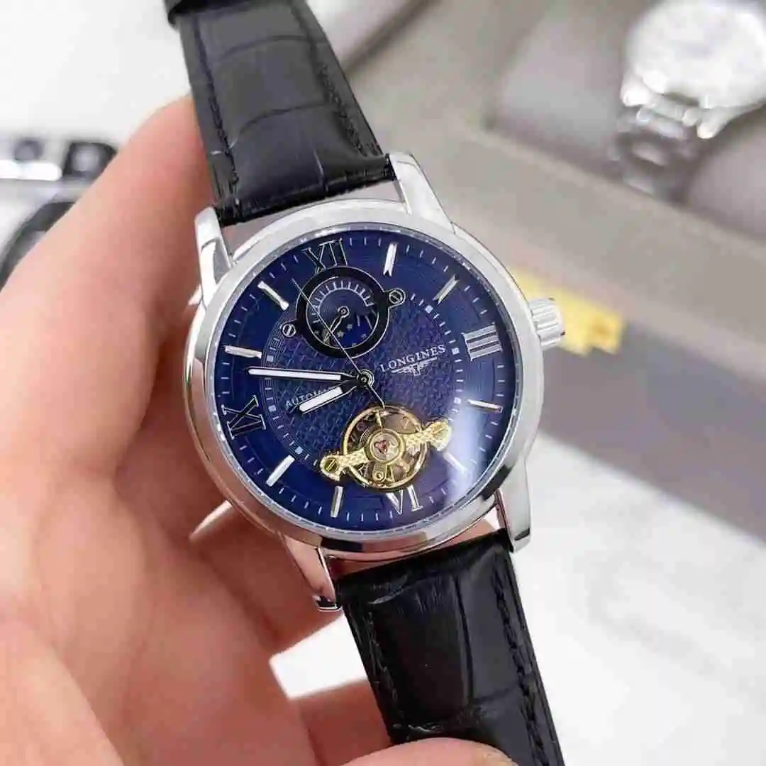 General Watches Longines Watch Men's Watch Paired with Original Fully Automatic Mechanical Movement Top Grade 316 Precision Steel Case with Mineral Super Strong Mirror Diameter 42mm KK03850 1 view 8