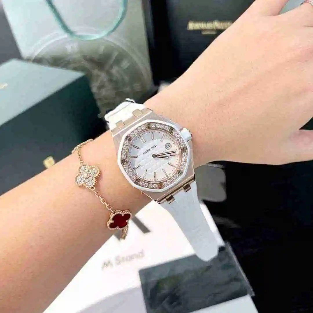 General Watches Audemars Piguet Aibi Watch Women's Watch Paired with Original Fully Automatic Mechanical Movement Top Grade 316 Precision Steel Case with Mineral Super Strong Mirror Diameter 37mm KK04350 view 4