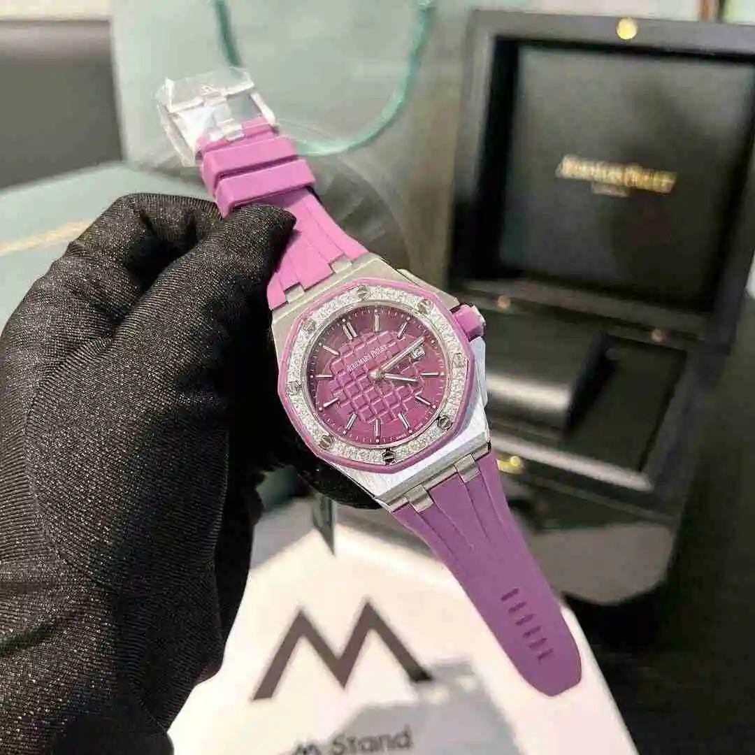 General Watches Audemars Piguet Aibi Watch Women's Watch Paired with Original Fully Automatic Mechanical Movement Top Grade 316 Precision Steel Case with Mineral Super Strong Mirror Diameter 37mm KK04350 view 6