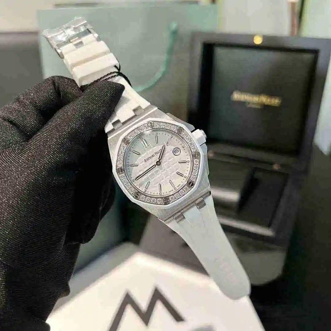 General Watches Audemars Piguet Aibi Watch Women's Watch Paired with Original Fully Automatic Mechanical Movement Top Grade 316 Precision Steel Case with Mineral Super Strong Mirror Diameter 37mm KK04350 view 9
