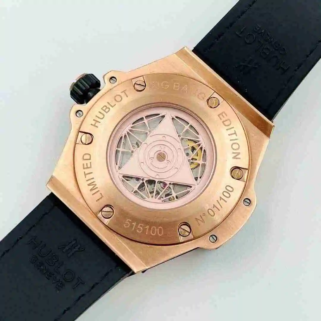 General Watches HUBLOT UBO Watch Men's Watch Paired with Original Fully Automatic Mechanical Movement Top Grade 316 Precision Steel Case with Mineral Super Strong Mirror Diameter 42mm KK05650 view 4