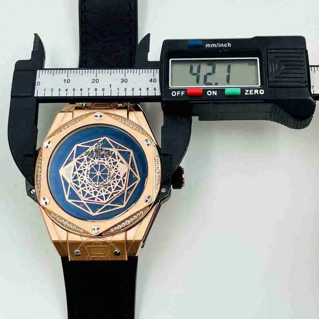 General Watches HUBLOT UBO Watch Men's Watch Paired with Original Fully Automatic Mechanical Movement Top Grade 316 Precision Steel Case with Mineral Super Strong Mirror Diameter 42mm KK05650 view 6