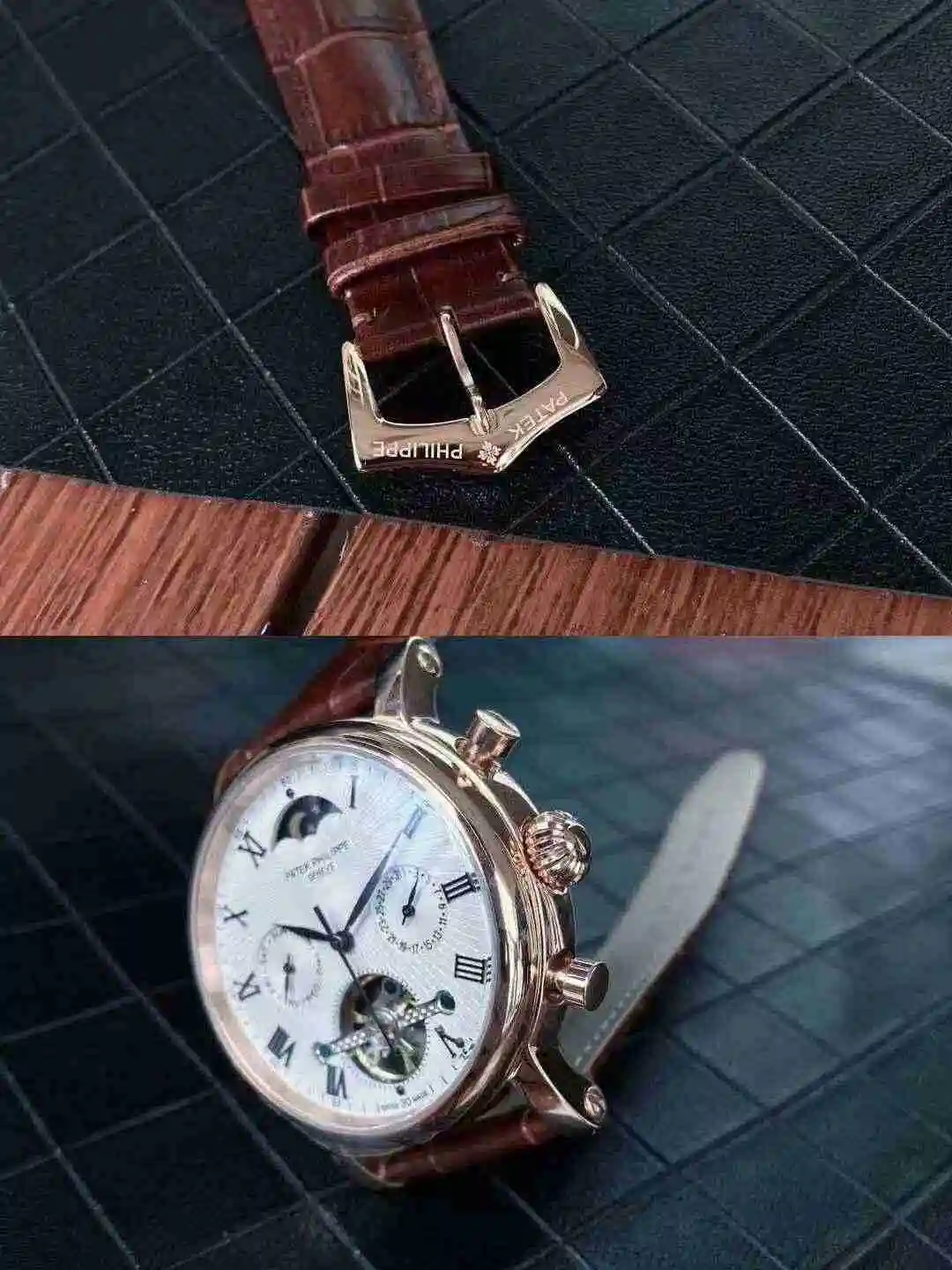 General Watches Patek Philippe Watch Men's Watch Paired with Original Fully Automatic Mechanical Movement Top Grade 316 Precision Steel Case Case with Mineral Super Strong Mirror Diameter 43mm KK04650 4 view 2