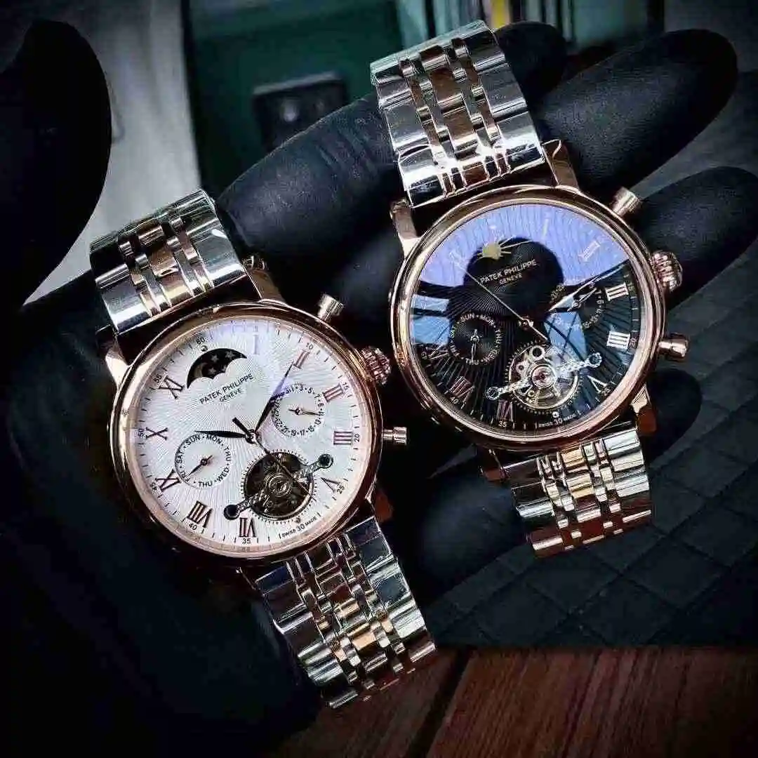 General Watches Patek Philippe Watch Men's Watch Paired with Original Fully Automatic Mechanical Movement Top Grade 316 Precision Steel Case Case with Mineral Super Strong Mirror Diameter 43mm KK04650 4 view 8
