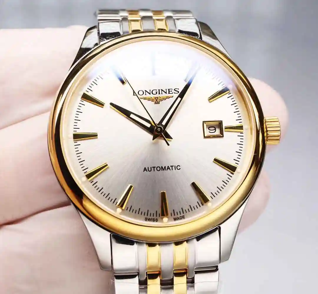 General Watches Longines Watch Men's Watch Paired with Original Fully Automatic Mechanical Movement Top Grade 316 Precision Steel Case with Mineral Super Strong Mirror Diameter 42mm KK05850 2 view 9