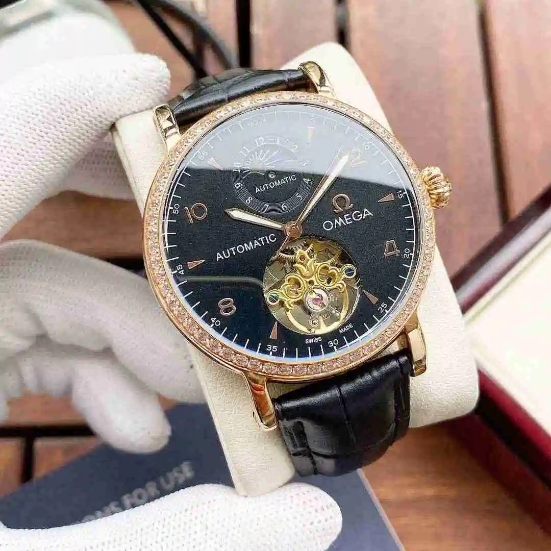General Watches Omega Watch Men's Watch Paired with Original Fully Automatic Mechanical Movement Top Grade 316 Precision Steel Case with Mineral Super Strong Mirror Diameter 42mm KK05250 1 view 4