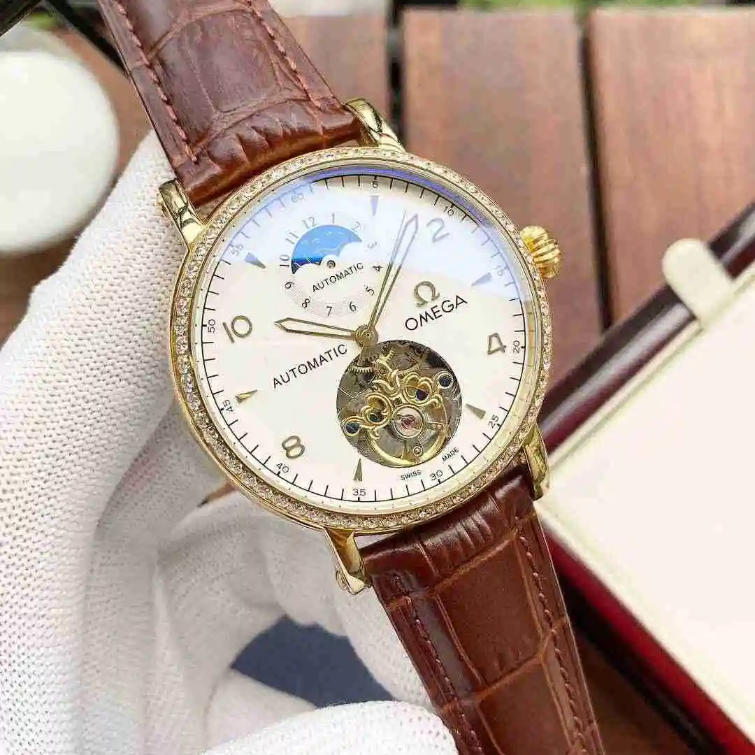 General Watches Omega Watch Men's Watch Paired with Original Fully Automatic Mechanical Movement Top Grade 316 Precision Steel Case with Mineral Super Strong Mirror Diameter 42mm KK05250 1 view 8