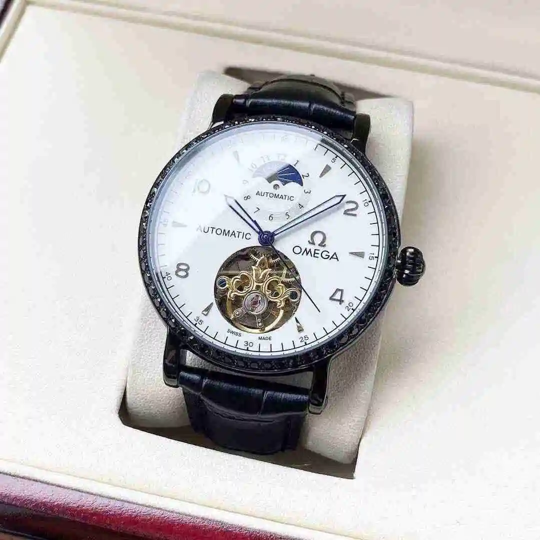 General Watches Omega Watch Men's Watch Paired with Original Fully Automatic Mechanical Movement Top Grade 316 Precision Steel Case with Mineral Super Strong Mirror Diameter 42mm KK05250 1 view 9