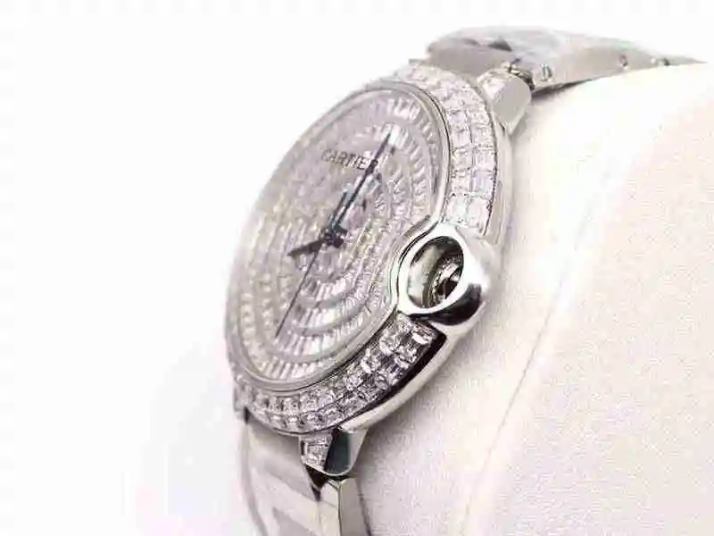 General Watches Cartier Blue Balloon Square Diamond Full Sky Star Watch 42mm view 6