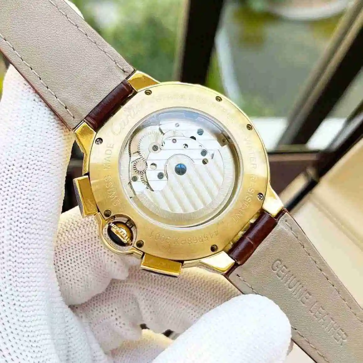 General Watches Cartier Watch Men's Watch Paired with Original Fully Automatic Mechanical Movement Top Grade 316 Precision Steel Case with Mineral Super Strong Mirror Diameter 44mm KK05600 1 view 3