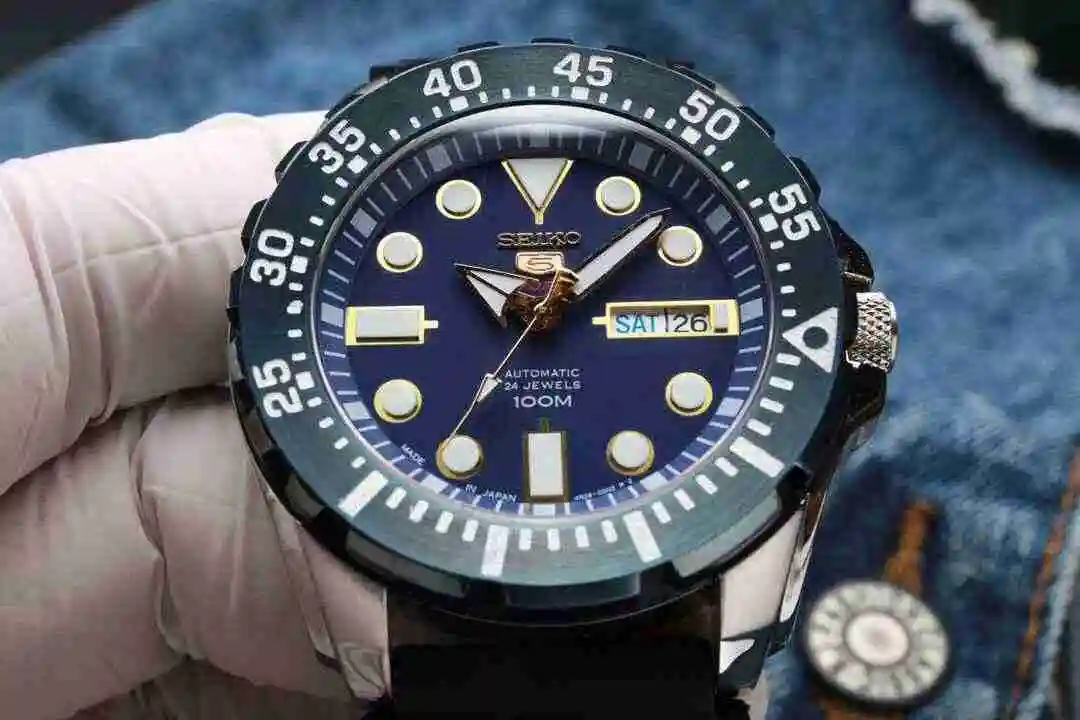 General Watches SEIKO Watch Men's Watch Paired with Original Fully Automatic Mechanical Movement Top Grade 316 Precision Steel Case Case with Mineral Super Strong Mirror Diameter 43mm KK05800 3 view 6