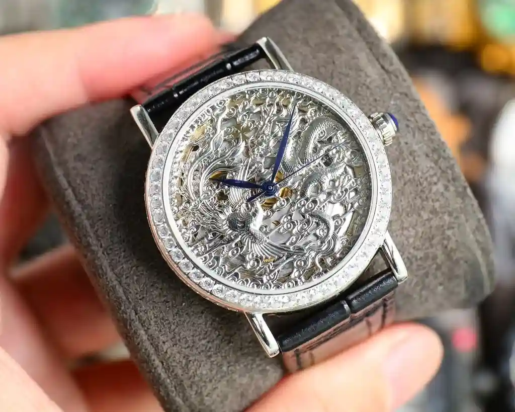 General Watches Advanced customized version of the new Jiang@Shidan men's watch, using fully automatic mechanical movement, imported calfskin strap, mineral super mirror, diameter 40mm DMA8808750 view 2