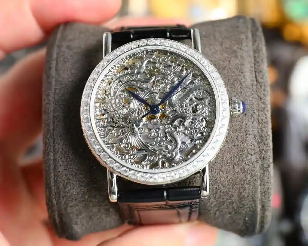 General Watches Advanced customized version of the new Jiang@Shidan men's watch, using fully automatic mechanical movement, imported calfskin strap, mineral super mirror, diameter 40mm DMA8808750 view 3
