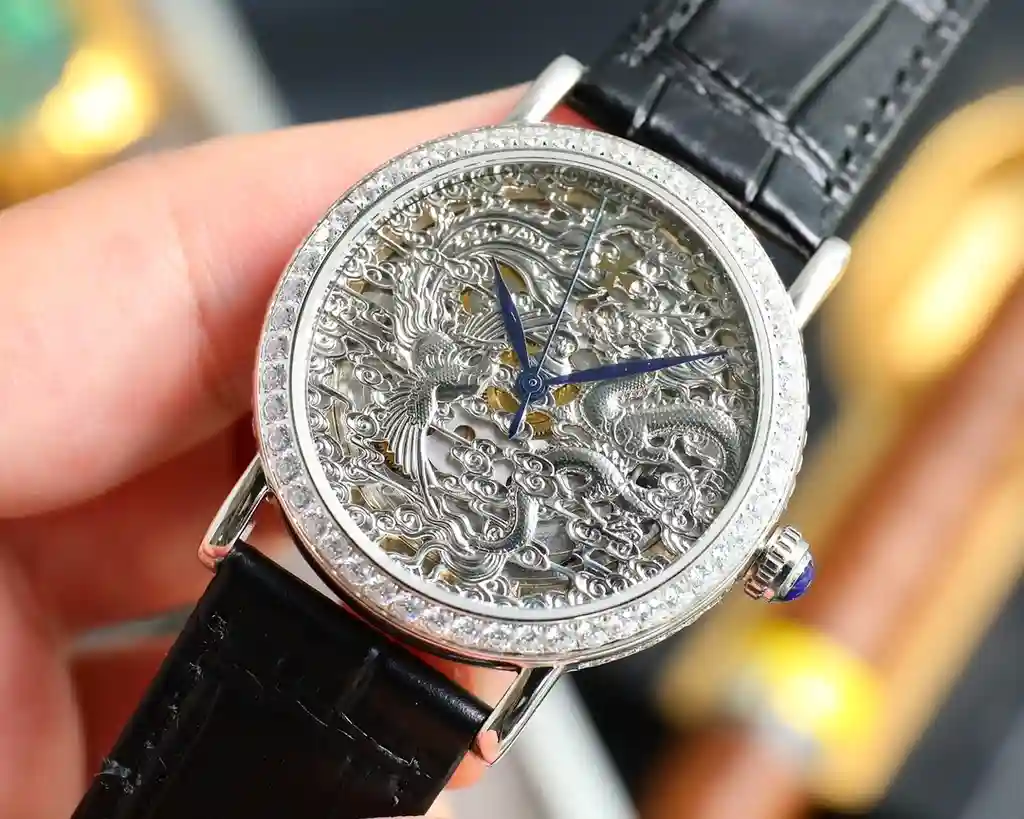 General Watches Advanced customized version of the new Jiang@Shidan men's watch, using fully automatic mechanical movement, imported calfskin strap, mineral super mirror, diameter 40mm DMA8808750 view 4