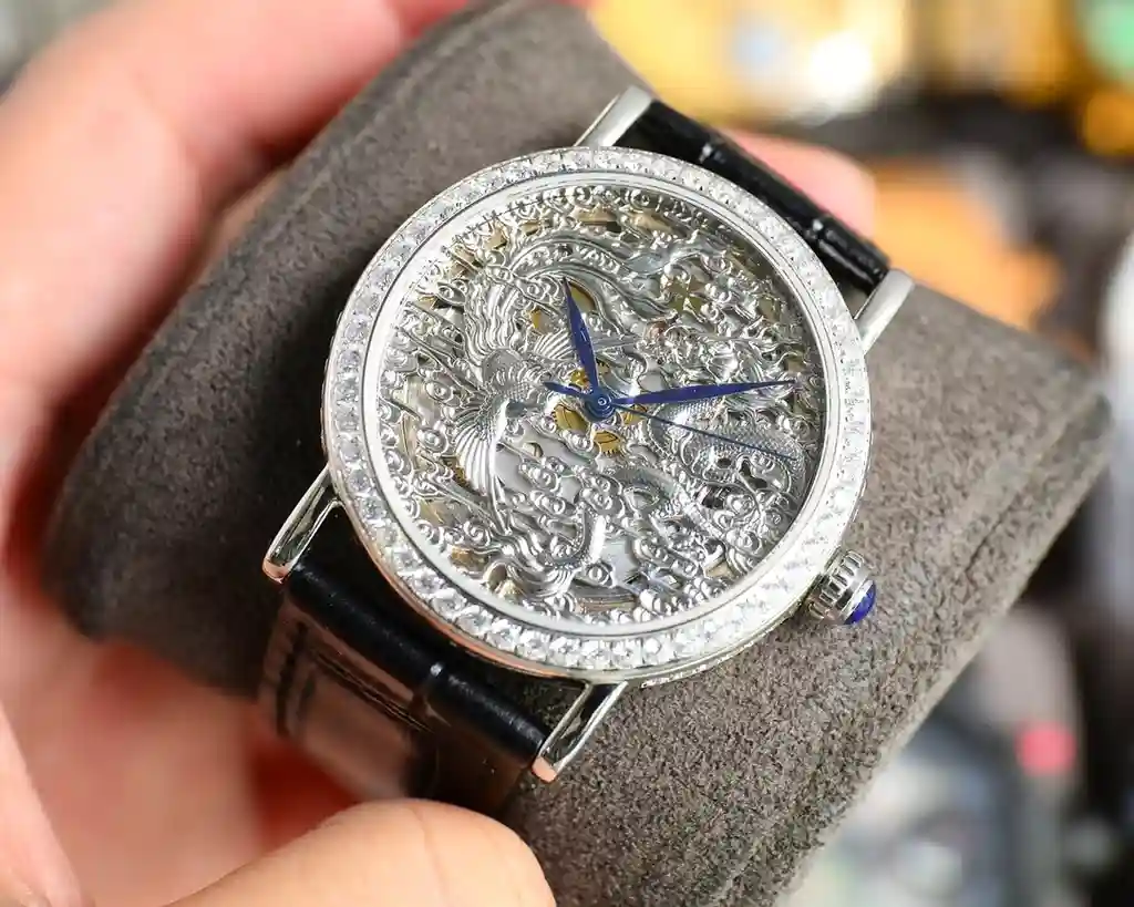 General Watches Advanced customized version of the new Jiang@Shidan men's watch, using fully automatic mechanical movement, imported calfskin strap, mineral super mirror, diameter 40mm DMA8808750 view 6
