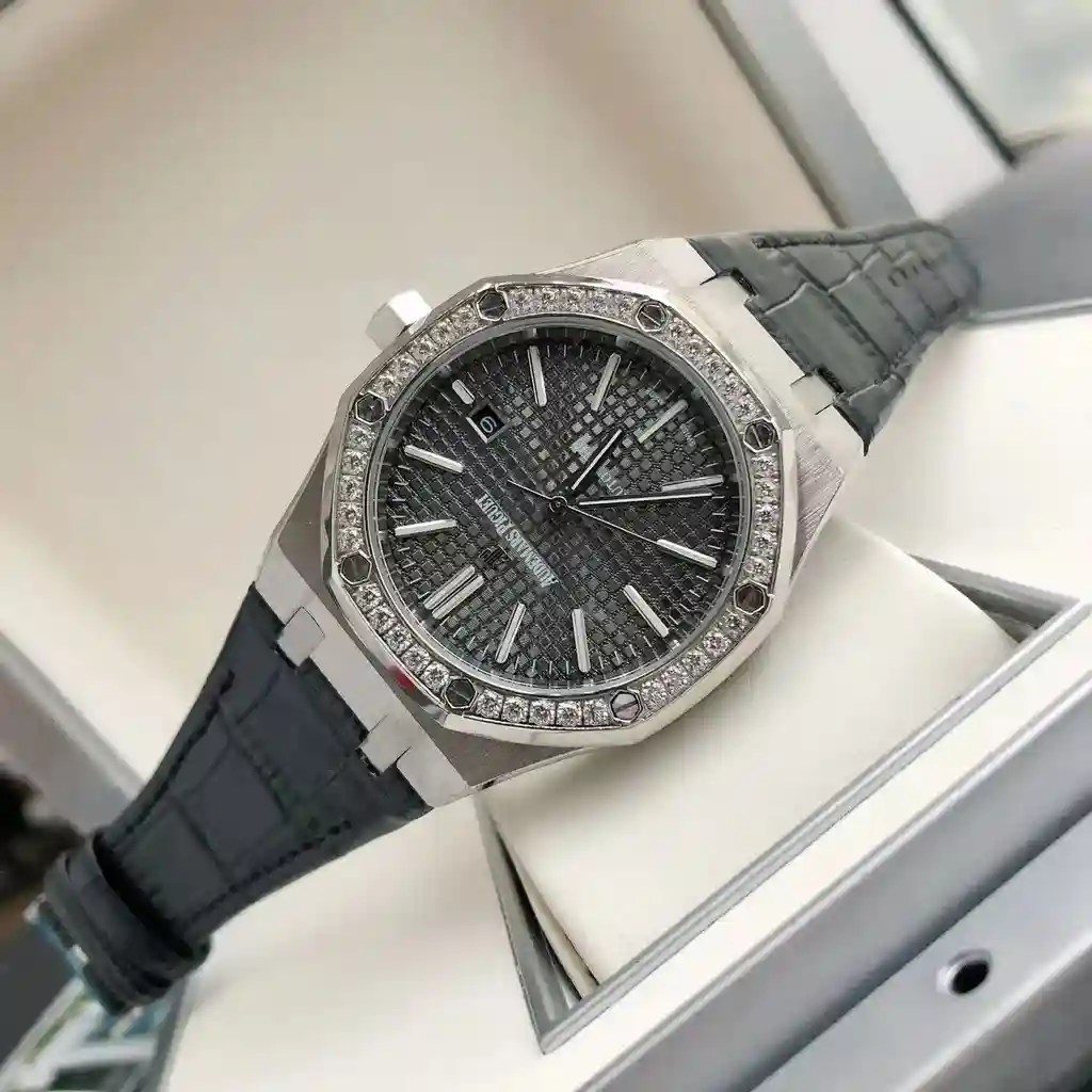 General Watches Audemars Piguet Advanced customized version of the new AP men's watch, using fully automatic mechanical movement, imported calfskin strap, mineral super mirror, diameter 41mm DMA8806950 view 2