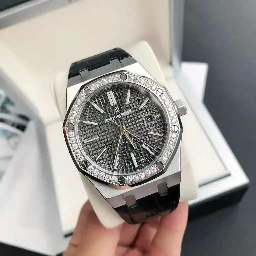General Watches Audemars Piguet Advanced customized version of the new AP men's watch, using fully automatic mechanical movement, imported calfskin strap, mineral super mirror, diameter 41mm DMA8806950 view 9