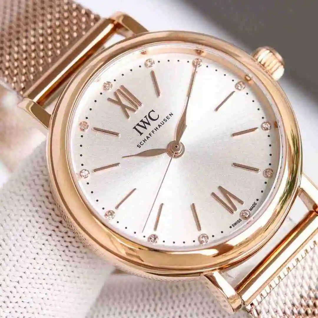 General Watches IWC Wanguo Watch Women's Watch Paired with Original Fully Automatic Mechanical Movement Top Grade 316 Precision Steel Case with Mineral Super Strong Mirror Diameter 34mm kk09800 1 view 4