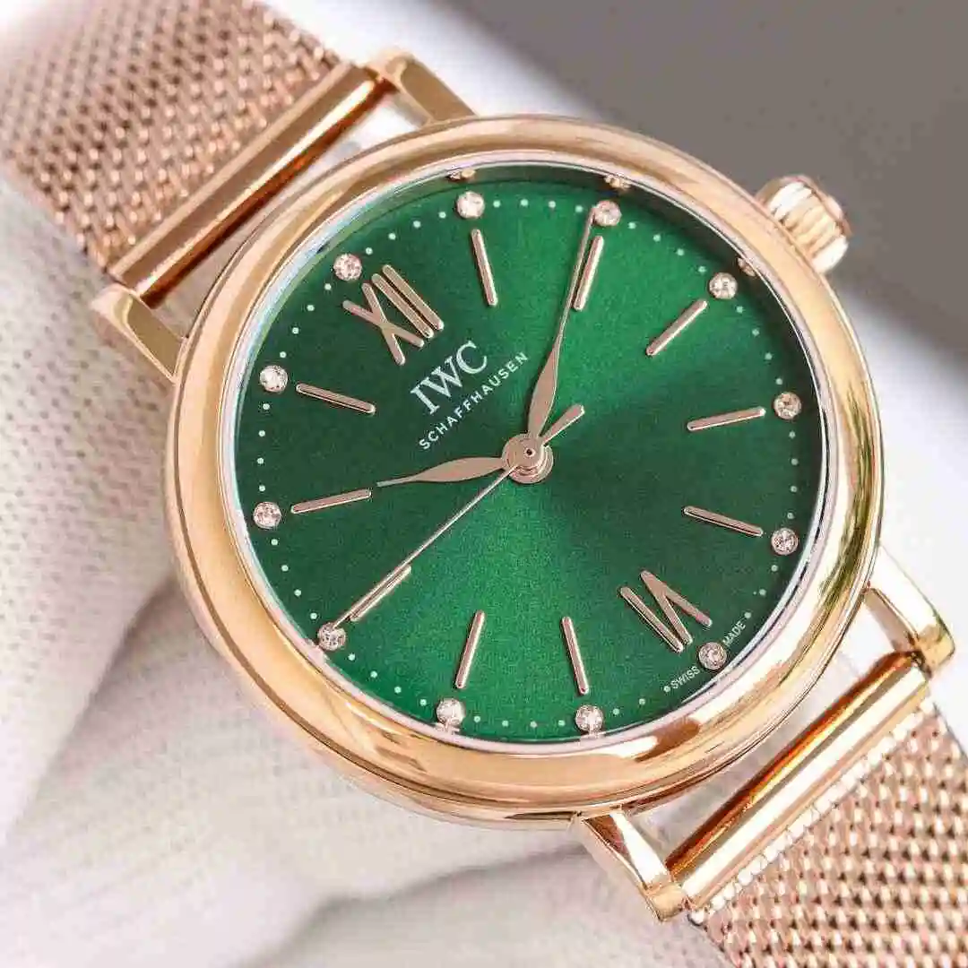 General Watches IWC Wanguo Watch Women's Watch Paired with Original Fully Automatic Mechanical Movement Top Grade 316 Precision Steel Case with Mineral Super Strong Mirror Diameter 34mm kk09800 1 view 6