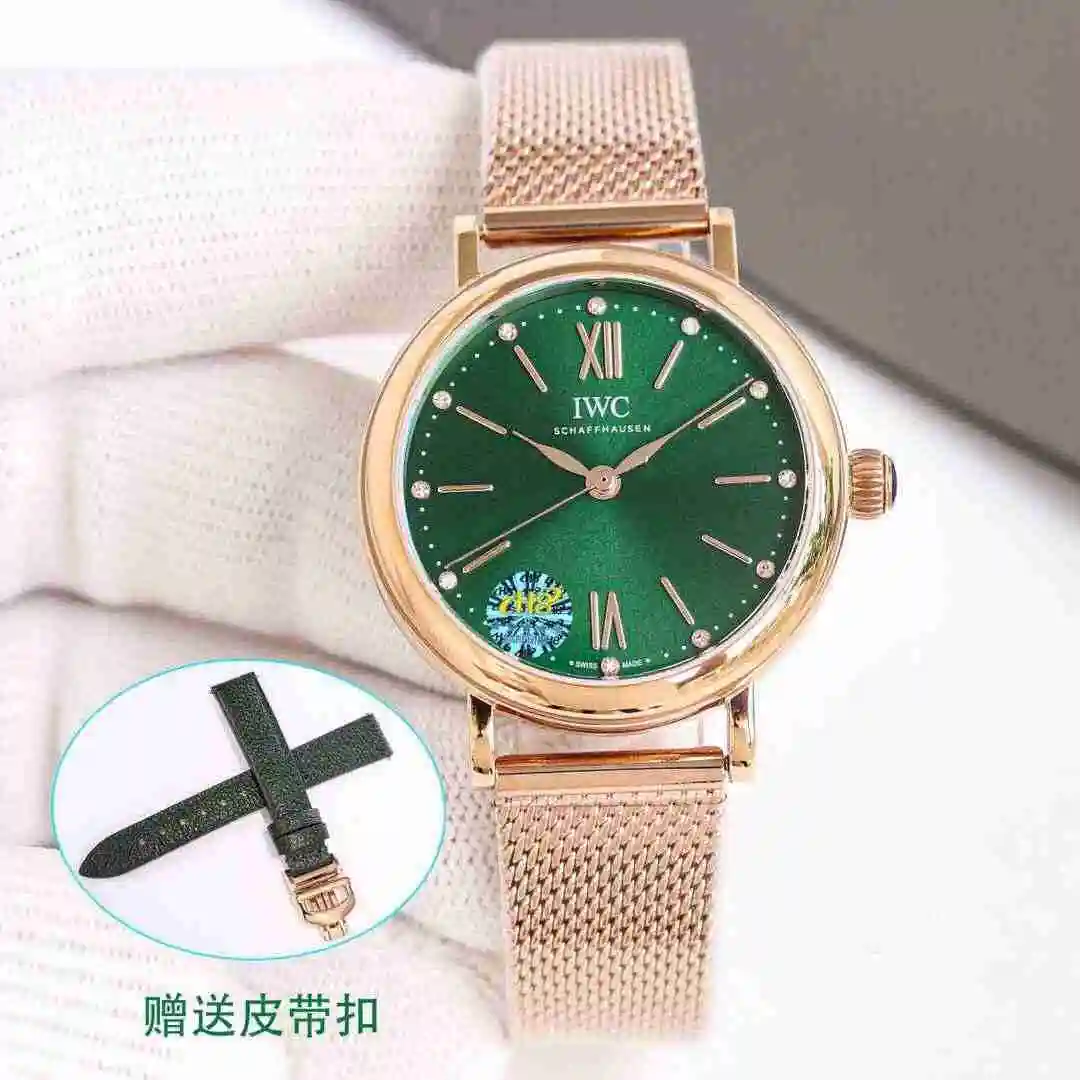 General Watches IWC Wanguo Watch Women's Watch Paired with Original Fully Automatic Mechanical Movement Top Grade 316 Precision Steel Case with Mineral Super Strong Mirror Diameter 34mm kk09800 1 view 7