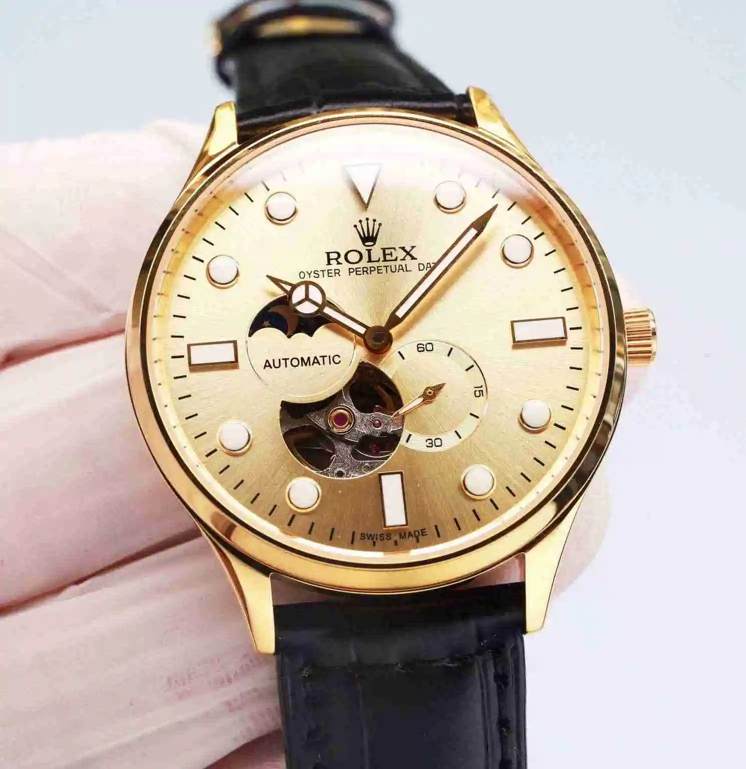 General Watches Rolex Watch Men's Watch Paired with Original Fully Automatic Mechanical Movement Top Grade 316 Precision Steel Case with Mineral Super Strong Mirror Diameter 40mm kk07250 view 9