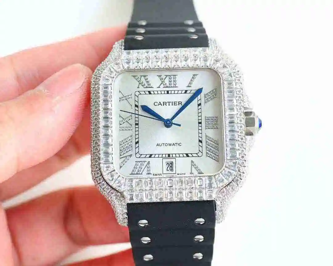 General Watches Cartier Watch Men's Watch Paired with Original Fully Automatic Mechanical Movement Top Grade 316 Precision Steel Case with Mineral Super Strong Mirror Diameter 40mm KK016500 view 7