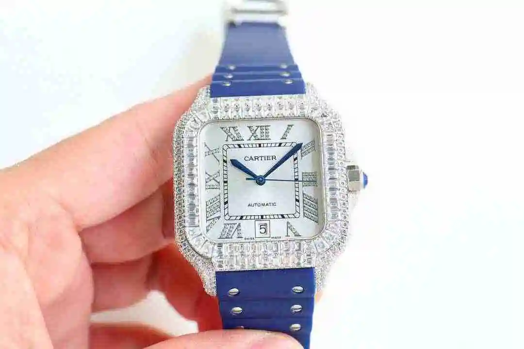General Watches Cartier Watch Men's Watch Paired with Original Fully Automatic Mechanical Movement Top Grade 316 Precision Steel Case with Mineral Super Strong Mirror Diameter 40mm KK016500 view 9