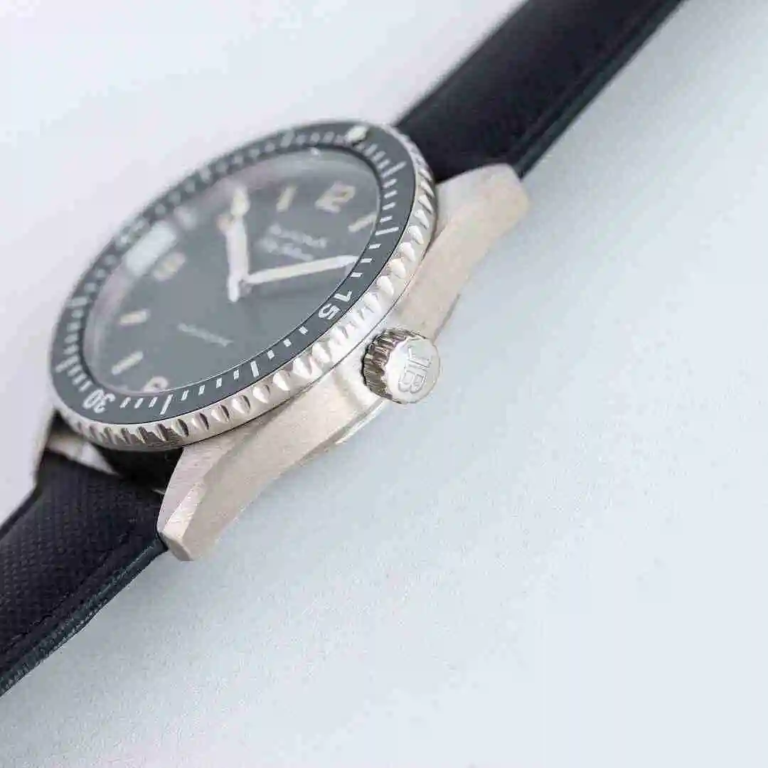 General Watches Bao Po Watch Men's Watch Paired with Original Fully Automatic Mechanical Movement, Top Grade 316 Precision Steel Case with Mineral Super Strong Mirror Diameter 38mm kk view 3