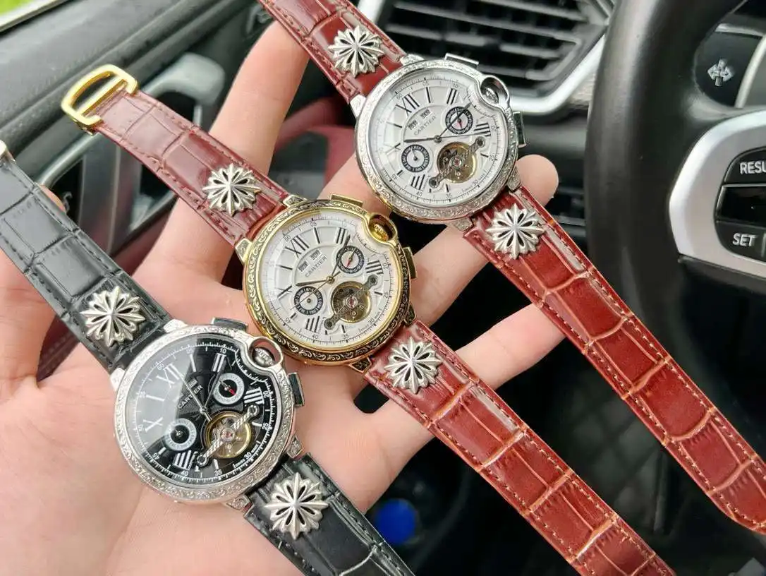 General Watches Watch, men's watch with original fully automatic mechanical movement, top-grade 316 stainless steel case and strap, mineral super mirror, diameter 46cm KK06250 view 4
