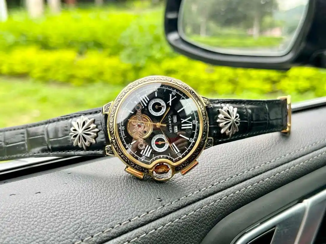 General Watches Watch, men's watch with original fully automatic mechanical movement, top-grade 316 stainless steel case and strap, mineral super mirror, diameter 46cm KK06250 view 5