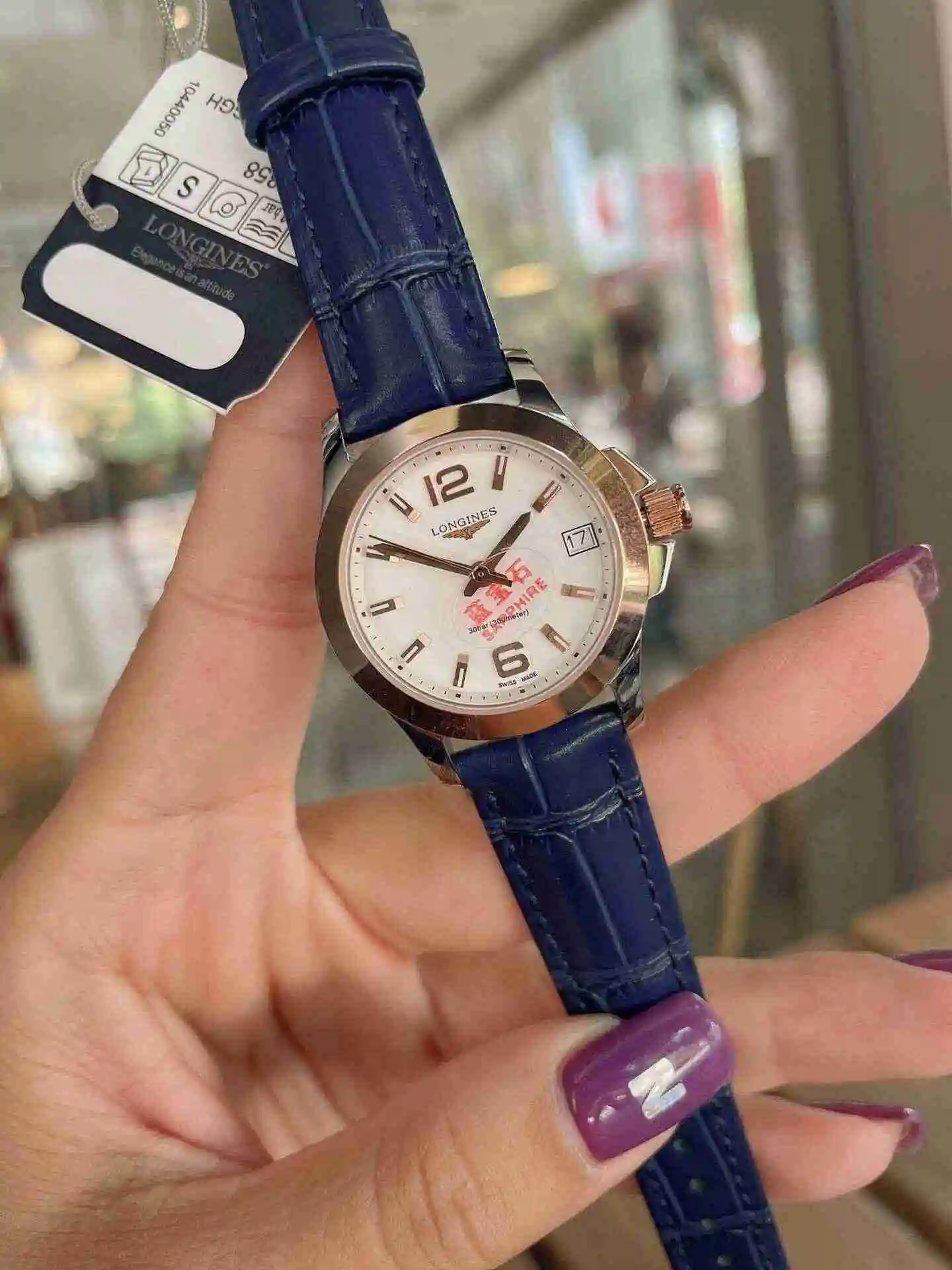 General Watches Longines Watch Women's Watch Paired with Original Fully Automatic Mechanical Movement Top Grade 316 Precision Steel Case with Mineral Super Strong Mirror Diameter 30mm KK02650 3 view 6
