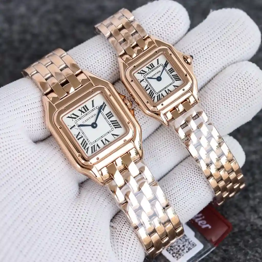 General Watches Cartier Advanced customized version of the new Ka@Diya couple watch, using fully automatic mechanical movement, top-grade 316 stainless steel case and strap, mineral super mirror, diameter 27mm DMA8807850 view 6