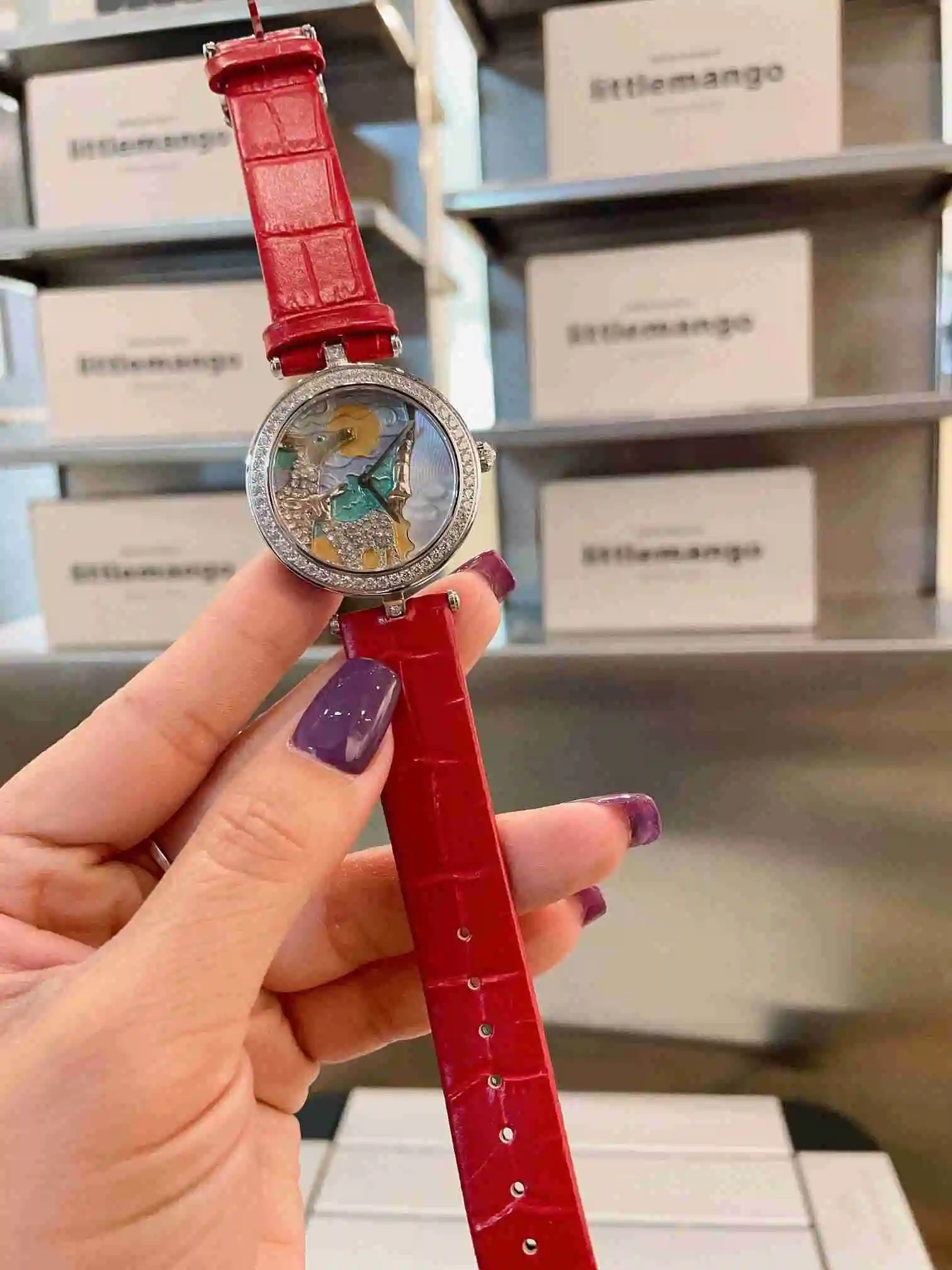General Watches Vanke Yabao Watch Women's Watch Paired with Original Fully Automatic Mechanical Movement Top Grade 316 Precision Steel Case with Mineral Super Strong Mirror Diameter 36cm KK03150 view 8
