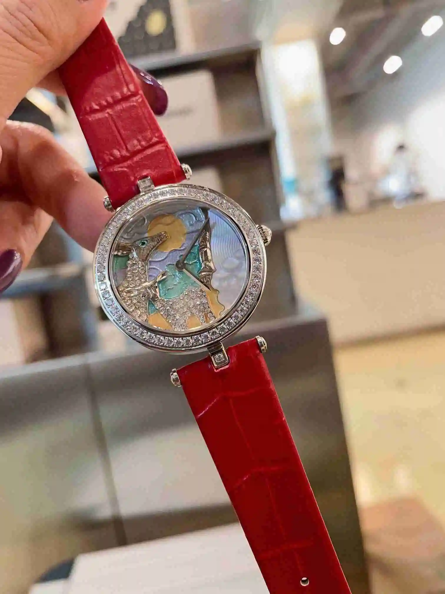 General Watches Vanke Yabao Watch Women's Watch Paired with Original Fully Automatic Mechanical Movement Top Grade 316 Precision Steel Case with Mineral Super Strong Mirror Diameter 36cm KK03150 view 9