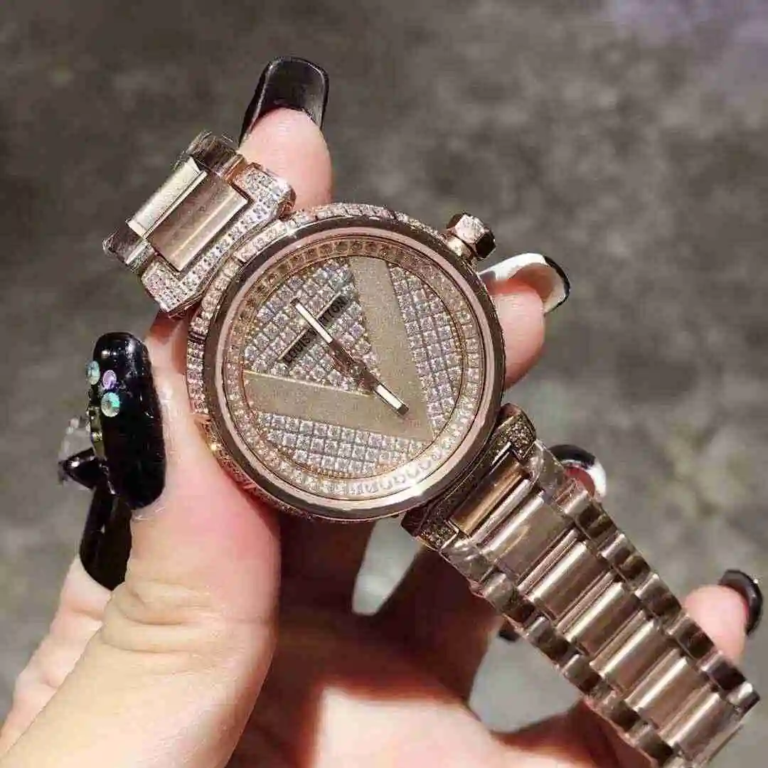 General Watches LV watch for women with original fully automatic mechanical movement, top grade 316 precision steel case with mineral super strong mirror diameter 33mm KK03850 view 2