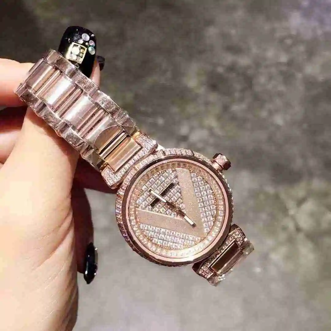 General Watches LV watch for women with original fully automatic mechanical movement, top grade 316 precision steel case with mineral super strong mirror diameter 33mm KK03850 view 4