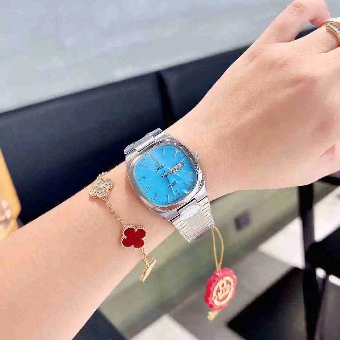 General Watches Omega Watch Women's Watch Paired with Original Fully Automatic Mechanical Movement Top Grade 316 Precision Steel Case with Mineral Super Strong Mirror Diameter 36mm KK02850 1 view 8