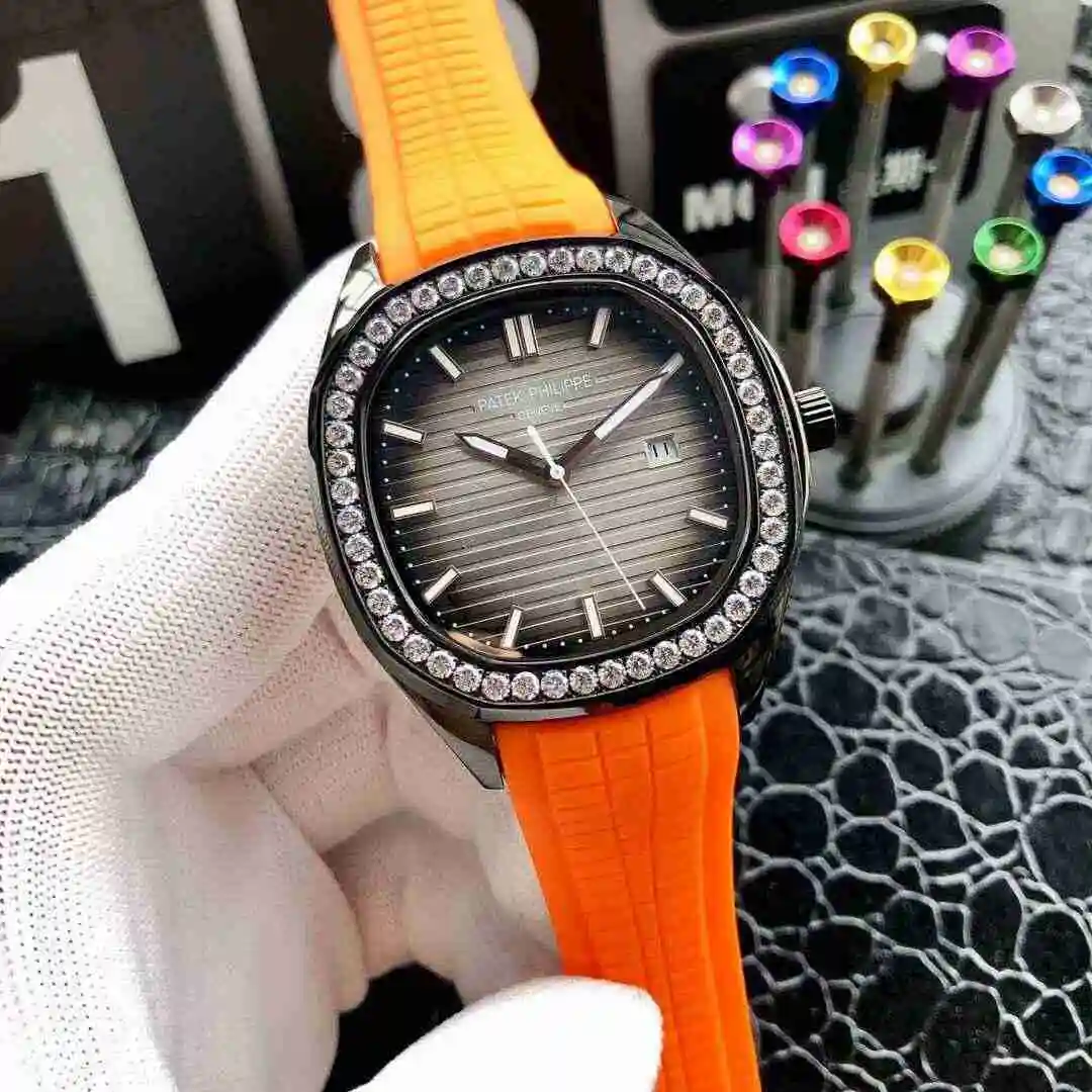 General Watches Patek Philippe Watch Men's Watch Paired with Original Fully Automatic Mechanical Movement Top Grade 316 Precision Steel Case Case with Mineral Super Strong Mirror Diameter 42mm KK04950 4 view 6