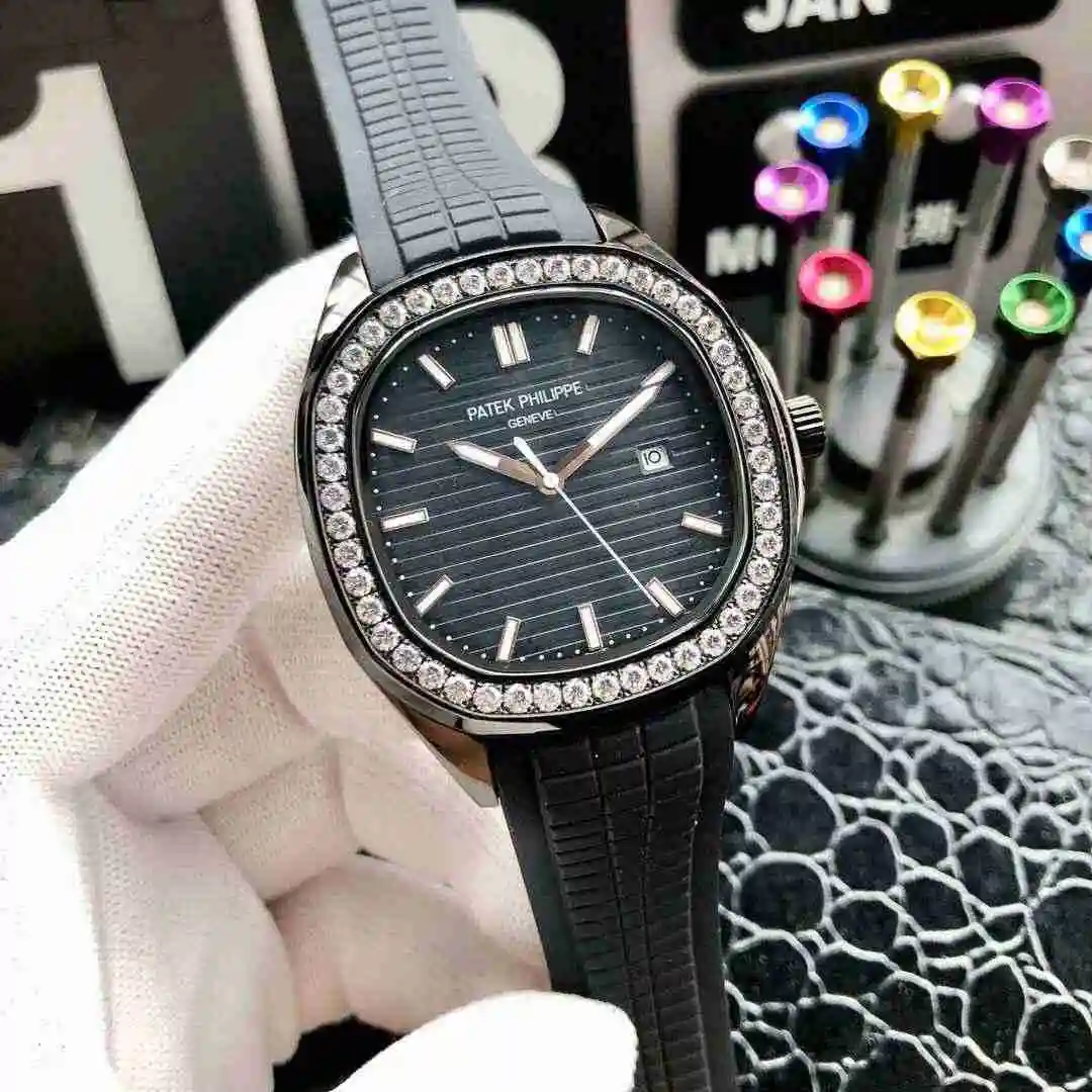 General Watches Patek Philippe Watch Men's Watch Paired with Original Fully Automatic Mechanical Movement Top Grade 316 Precision Steel Case Case with Mineral Super Strong Mirror Diameter 42mm KK04950 4 view 8