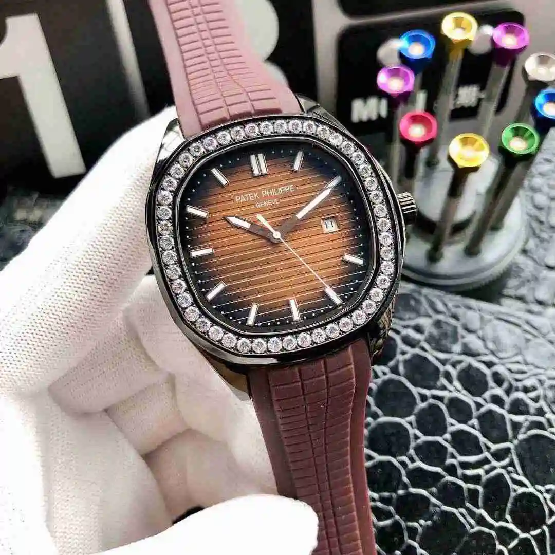General Watches Patek Philippe Watch Men's Watch Paired with Original Fully Automatic Mechanical Movement Top Grade 316 Precision Steel Case Case with Mineral Super Strong Mirror Diameter 42mm KK04950 4 view 9