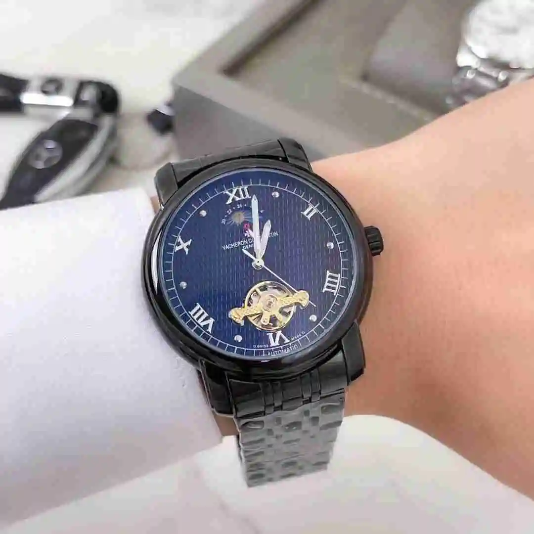 General Watches Vacheron Constantin Jiangshi Danton Watch Men's Watch Paired with Original Fully Automatic Mechanical Movement, Top Grade 316 Precision Steel Case with Mineral Super Strong Mirror Diameter 41mm KK03850 1 view 5