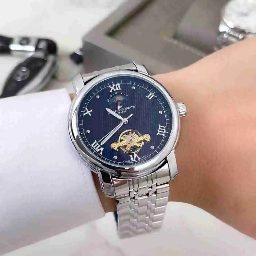 General Watches Vacheron Constantin Jiangshi Danton Watch Men's Watch Paired with Original Fully Automatic Mechanical Movement, Top Grade 316 Precision Steel Case with Mineral Super Strong Mirror Diameter 41mm KK03850 1 view 7