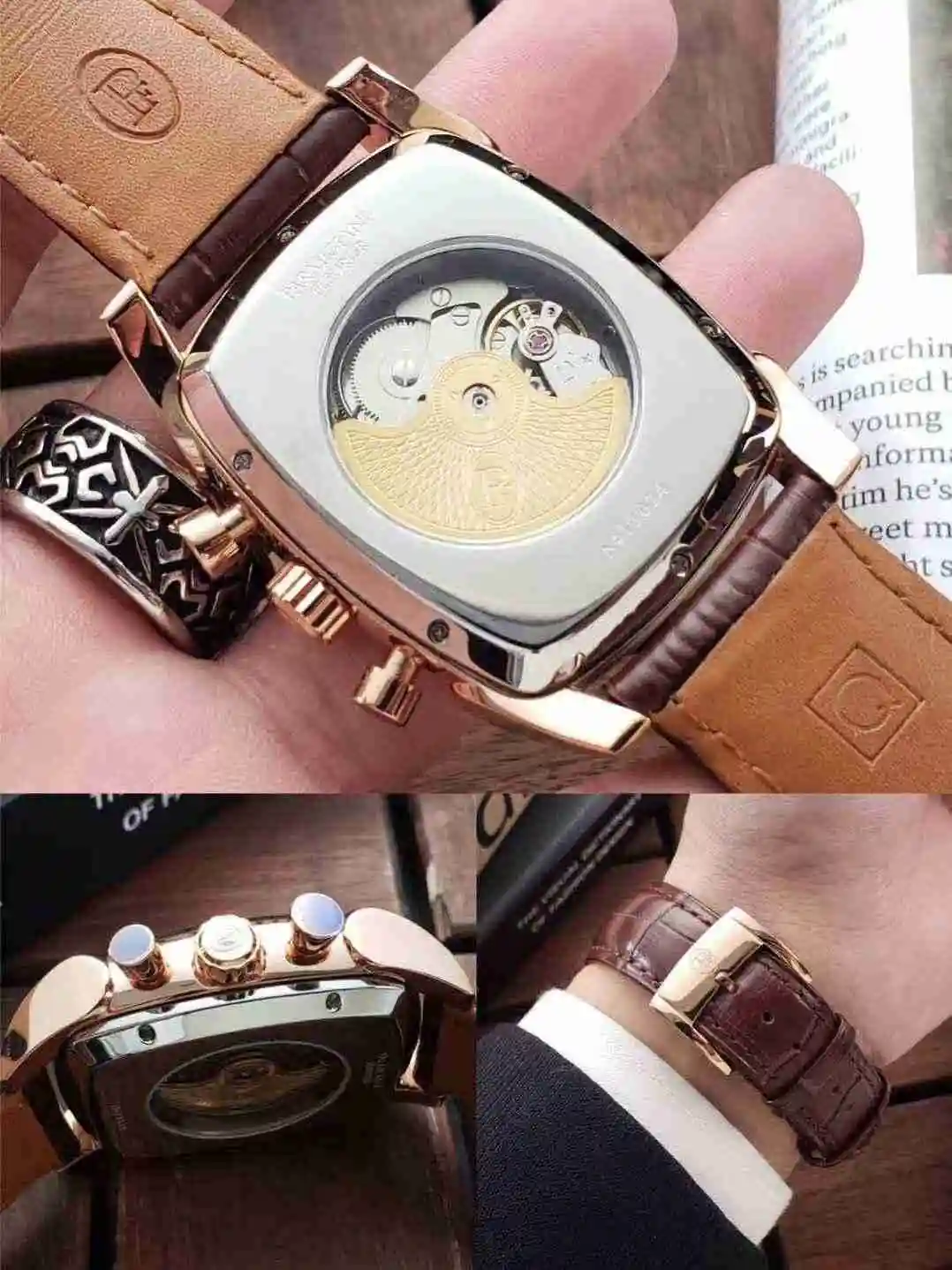General Watches Palma Johnny White 410 Gold 430 Steel+20 Watch view 2