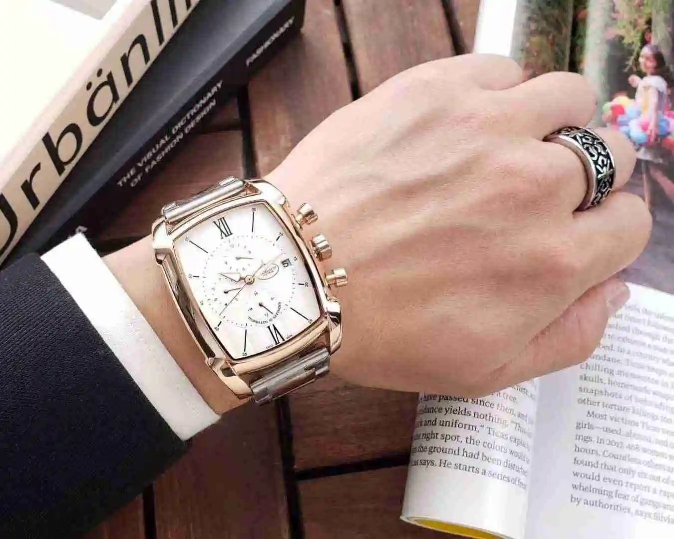 General Watches Palma Johnny White 410 Gold 430 Steel+20 Watch view 4