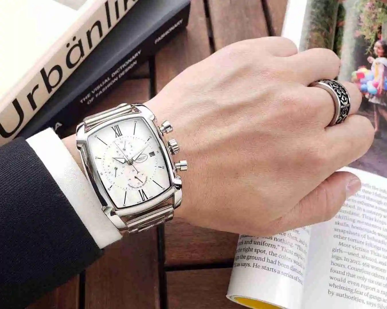 General Watches Palma Johnny White 410 Gold 430 Steel+20 Watch view 6