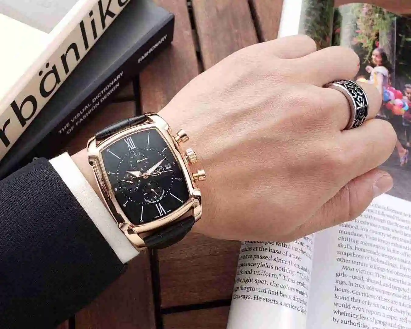 General Watches Palma Johnny White 410 Gold 430 Steel+20 Watch view 9