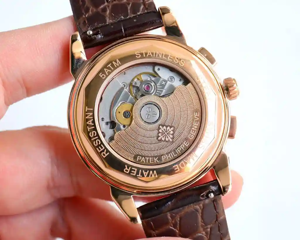 General Watches Patek Philippe Patek@Philippe watch men's watch with original fully automatic mechanical movement top 316 stainless steel case strap mineral super mirror diameter 42mm KK012500 view 3