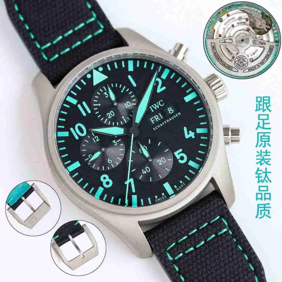 General Watches IWC Wanguo Watch Men's Watch Paired with Original Fully Automatic Mechanical Movement Top Grade 316 Precision Steel Case with Mineral Super Strong Mirror Diameter 41mm kk013500 view 9