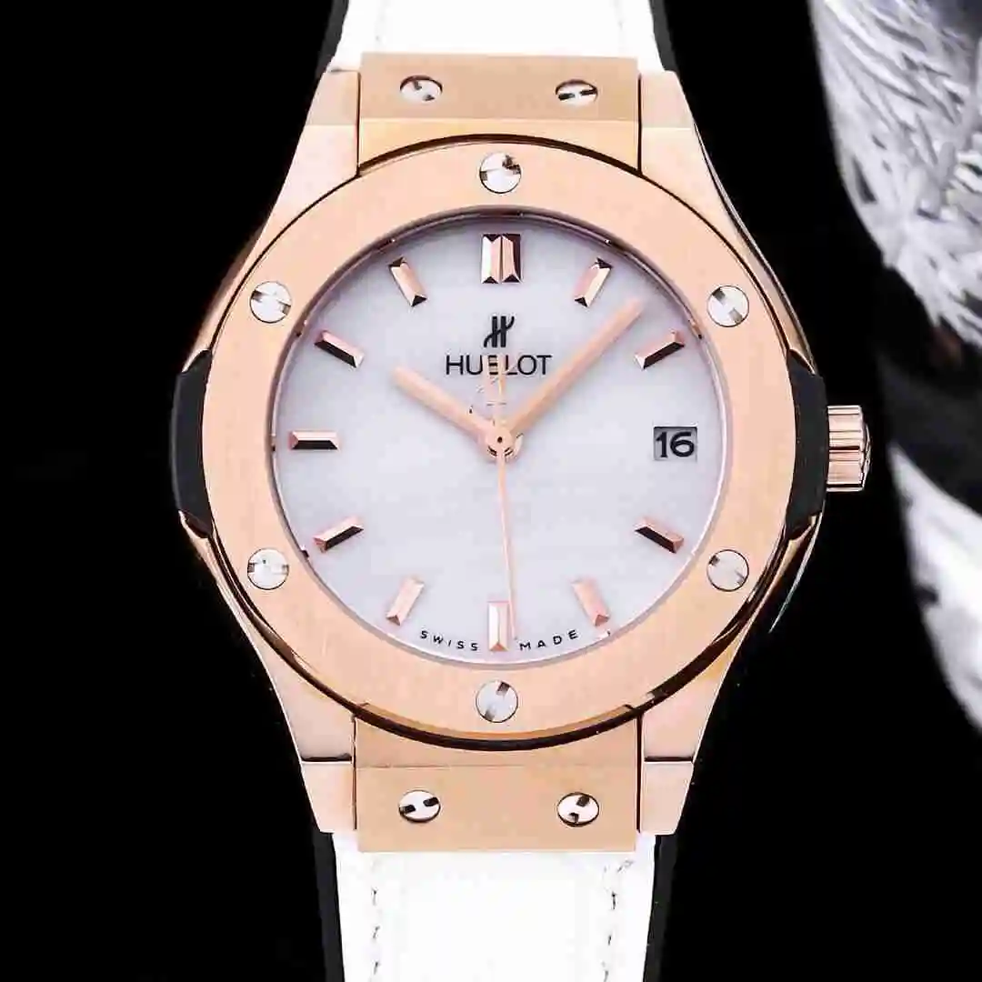 General Watches Hublot Yubo Watch Women's Watch Paired with Original Fully Automatic Mechanical Movement Top Grade 316 Precision Steel Case with Mineral Super Strong Mirror Diameter 40mm KK03350 3 view 2